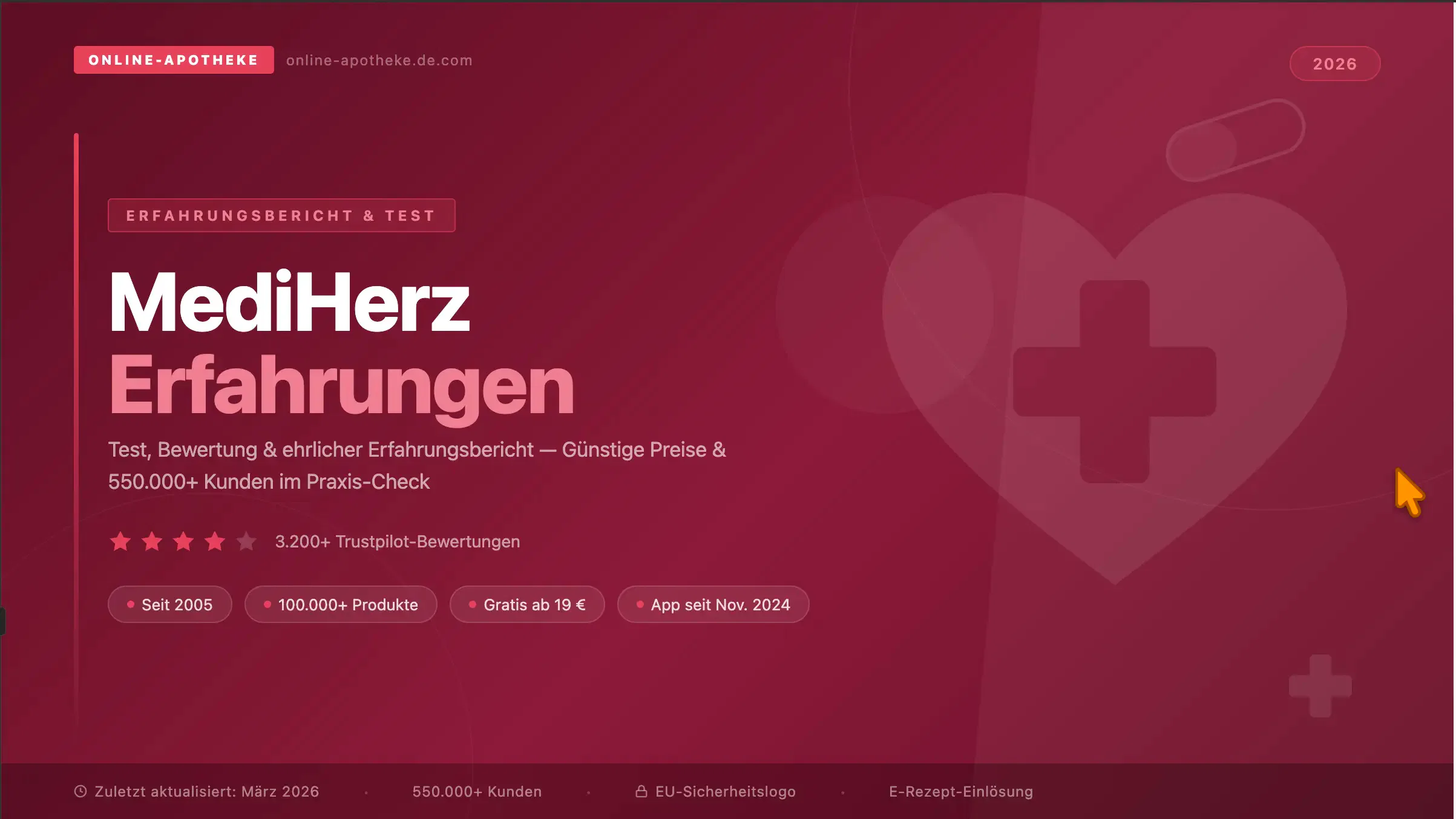 MediHerz Erfahrungen 2026 – Test und Bewertung der deutschen Online-Apotheke