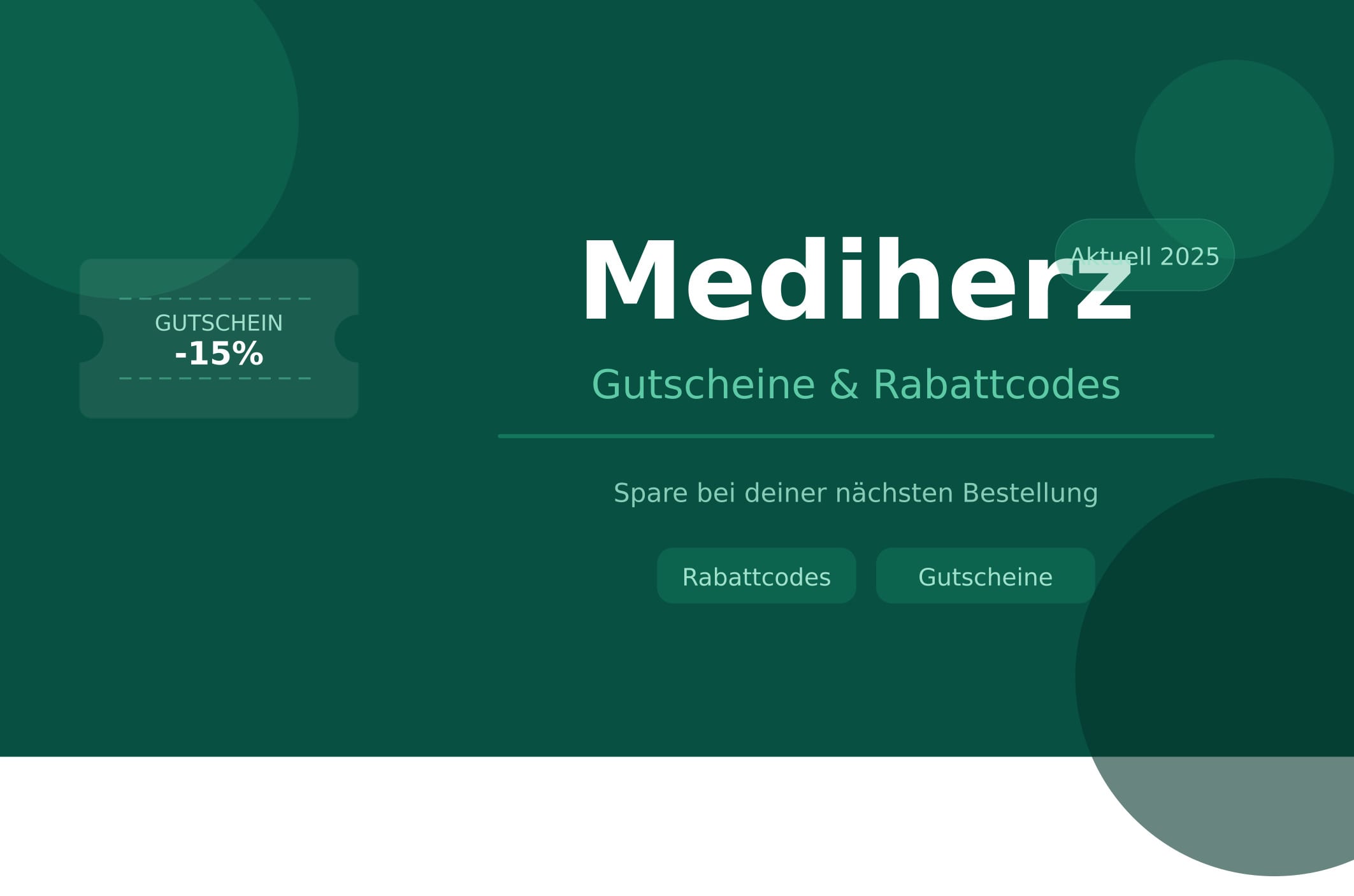 Mediherz Gutscheine & Rabattcodes